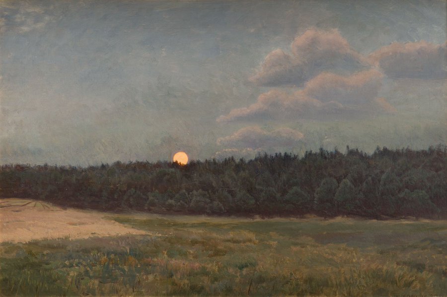 Wschód księżyca, 1888 olej na płótnie kolekcja prywatna